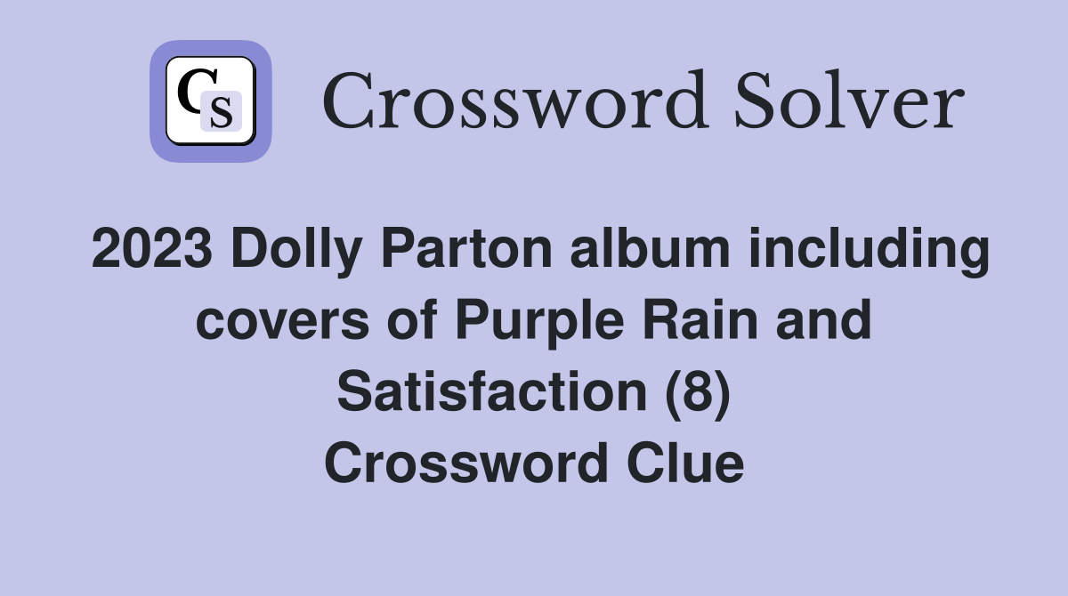2023 Dolly Parton album including covers of Purple Rain and